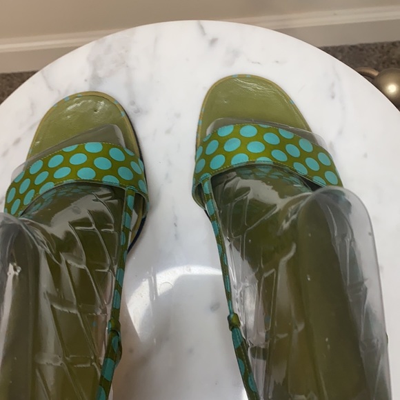 Kate Spade Satin Polka Dot Sandals size 9 - Picture 4 of 5